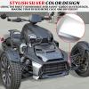imageSAUTVS Silver Color Front Grill Trims for CanAm Ryker Lower Grill Protector for Can Am Ryker 600 900 Sport ampamp Ryker Rally Edition All Models Accessories Replace OEM 219400947