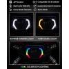 imageSAUTVS Smart RGB LED Accent Fang Lights for Polaris RZR XP 1000 20142018RZR 900 XC 900S 20152020 Accessories App Controlled Colors Turn Signals Startup Animation Music Sync Signature Lights