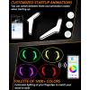 imageSAUTVS Smart RGB LED Accent Fang Lights for Polaris RZR XP 1000 20142018RZR 900 XC 900S 20152020 Accessories App Controlled Colors Turn Signals Startup Animation Music Sync Signature Lights
