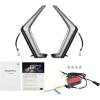 imageSAUTVS Smart RGB LED Accent Fang Lights for Polaris RZR XP 1000 XP Turbo 20192023 RZR Trail S 20212025 Accessories App Controlled Colors Turn Signals Startup Animation Music Sync Signature Lights