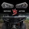 imageSAUTVS Smoked Black Tail Lights Housing for SportsmanRZRACE Rear Brake Stop Lamp Lenses for Polaris Sportsman 450 570 850  RZRACE 20052025 Accessories 2PCS Replace 2411153 ampamp 2411154