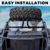 imageSAUTVS Spare Tire Carrier Holder for Teryx KRX 1000 Fits Up to 37quot Tire Steel Powder Coated Heavy Duty Spare Tire Mount Holder for Kawasaki Teryx KRX 1000 20202025 Accessories