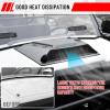 imageSAUTVS Sport Hood Scoop Kit for Kawasaki Mule Pro Carbon Fiber Pattern Turbo Hood Scoop with Mesh Grill for Kawasaki Mule Pro FXT DXT DX FX FXR 20152025 Accessories