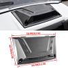 imageSAUTVS Sport Hood Scoop Kit for Kawasaki Mule Pro Carbon Fiber Pattern Turbo Hood Scoop with Mesh Grill for Kawasaki Mule Pro FXT DXT DX FX FXR 20152025 Accessories