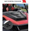 imageSAUTVS Sport Hood Scoop for Polaris General 10004 1000 EPS 20162022 Accessories Turbo Hood Scoop KitReplace OEM 5456064