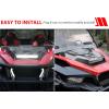 imageSAUTVS Sport Hood Scoop with LED Spotlight for General 1000 EPS 20162018 Carbon Fiber Pattern Hood Scoop with LED Auxiliary Light Kit for Polaris General 10004 1000 EPS 2016 2017 2018 Accessories