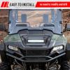 imageSAUTVS Sport Hood Scoop with LED Spotlight for Honda Pioneer 700 2P 4P 1425 Sporty Hood Scoop with Auxiliary Light Kit Front Hood Cover with Lamp for Honda Pioneer 7002 7004 20142025 Accessories