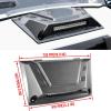 imageSAUTVS Sport Hood Scoop with LED Spotlight for Kawasaki Mule Pro Carbon Fiber Pattern Hood Scoop with LED Auxiliary Light Kit for Kawasaki Mule Pro FXT DXT DX FX FXR 20152025 Accessories