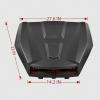 imageSAUTVS Sport Hood Scoop with LED Spotlight for Polaris General 1000 EPS 20162018 Hood Scoop with LED Auxiliary Light Kit for Polaris General 10004 1000 EPS 2016 2017 2018 Accessories