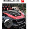 imageSAUTVS Sport Hood Scoop with LED Spotlight for Polaris General 10004 1000 EPS 20162022 Accessories Hood Scoop with LED Auxiliary Light KitReplace OEM 5456064