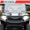 imageSAUTVS Sport Hood Scoop with LED Spotlight for Ranger XP 1000Crew Carbon Fiber Pattern Hood Scoop with LED Auxiliary Light Kit for Polaris Ranger XP 1000 Ranger 1000 XP Crew 20182024 Accessories