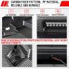 imageSAUTVS Sport Hood Scoop with LED Spotlight for Ranger XP 1000Crew Carbon Fiber Pattern Hood Scoop with LED Auxiliary Light Kit for Polaris Ranger XP 1000 Ranger 1000 XP Crew 20182024 Accessories