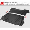 imageSAUTVS Sport Roof Top for Polaris RZR XP 1000 XP 900TurboS 900Trail S 20142023 Accessories Dustproof Heavy Duty Poly 2Piece Combination Roof 2PCS 2883073