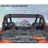imageSAUTVS Sport Speaker Enclosures for Polaris RZR PRO XP Rear 65quot Speaker Pods Panels with Metal Mount Brackets for Polaris RZR PRO XP XP4 LE 20202024 Accessories 2PCS