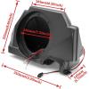 imageSAUTVS Sport Speaker Enclosures for Polaris RZR PRO XP Rear 65quot Speaker Pods Panels with Metal Mount Brackets for Polaris RZR PRO XP XP4 LE 20202024 Accessories 2PCS