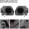 imageSAUTVS Sport Speaker Enclosures for Polaris RZR PRO XP Rear 65quot Speaker Pods Panels with Metal Mount Brackets for Polaris RZR PRO XP XP4 LE 20202024 Accessories 2PCS