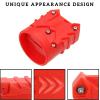 imageSAUTVS Sporty Key Holder for Polaris RZR Ranger Sportsman Red Ignition Key Cover Hard Case Shell Key Holder with Hole for Polaris RZR Ranger Sportsman General Accessories 1PCS