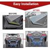 imageSAUTVS Steel Lower Door Trim Panel and Rear Wheel Well Block Offs for RZR PRO XP Lower Door Valance Trim and Rear Splash Guard Fender Flare Mudguard for Polaris RZR PRO XP 20202023 2024 Accessories