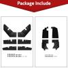 imageSAUTVS Steel Lower Door Trim Panel and Rear Wheel Well Block Offs for RZR PRO XP Lower Door Valance Trim and Rear Splash Guard Fender Flare Mudguard for Polaris RZR PRO XP 20202023 2024 Accessories