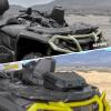 imageSAUTVS Storage Cargo Box for Can Am Outlander 2 GAL Front Rear Bin Back Seat Rack Box for CanAm Outlander L MAX 6X6 Accessories Replace 708200408 Quick Installation