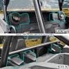 imageSAUTVS Support 65quot Speakers Rear Seat Speaker Pods Mount Brackets Holders ampamp Folding Side Mirrors Center Convex Rear View Mirror for Polaris RZR XP 1000XP 4 1000 2024 Accessories