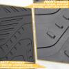 imageSAUTVS TPE AntiSlip Floor Mats for CanAm Maverick R Front Row Floor Liners All Weather Protection Slush Mats for Can Am Maverick R MAX X RS 2024 Accessories 2PCS