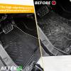imageSAUTVS TPE AntiSlip Floor Mats for CanAm Maverick R Front Row Floor Liners All Weather Protection Slush Mats for Can Am Maverick R MAX X RS 2024 Accessories 2PCS