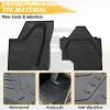 imageSAUTVS TPE AntiSlip Floor Mats for CanAm Maverick R Front Row Floor Liners All Weather Protection Slush Mats for Can Am Maverick R MAX X RS 2024 Accessories 2PCS