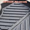 imageSAUTVS TPE AntiSlip Floor Mats for Polaris General 1000 XP 1000 1624 All Weather Protection Front Row Floor Liners Slush Mats for Polaris General 1000 General XP 1000 20162024 Accessories