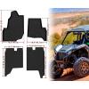 imageSAUTVS TPE Floor Mats for Kawasaki Teryx KRX4 Rubber Front and Rear Row Floor Liners All Weather Protection Slush Mats for Kawasaki Teryx KRX 4 1000 20232025 Accessories 4PCS