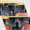 imageSAUTVS TPE Floor Mats for Polaris RZR XP 4 1000 2024 Front and Rear Row Floor Liners All Weather Protection Slush Mats Floor Mats for Polaris RZR XP 4 1000 2024 Accessories 4PCS