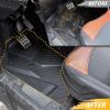 imageSAUTVS TPE Floor Mats for Polaris RZR XP 4 1000 2024 Front and Rear Row Floor Liners All Weather Protection Slush Mats Floor Mats for Polaris RZR XP 4 1000 2024 Accessories 4PCS