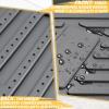 imageSAUTVS TPE Floor Mats for Polaris Ranger XP 1000 Crew 1925 Front and Rear Row Floor Liners All Weather Protection Slush Mats for Polaris Crew Ranger XP 1000 20192025 Accessories 4PCS