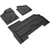 imageSAUTVS TPE Floor Mats for Polaris Xpedition XP5 ADV5 Front and Rear Row Floor Liners All Weather Protection Slush Mats Floor Mats for Polaris Xpedition XP 5 ADV 5 2024 Accessories 3PCS