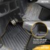 imageSAUTVS TPE Floor Mats for Ranger XP 1000 1825 Front Row Floor Liners All Weather Protection Slush Mat Liners for Polaris Ranger 1000  XP Crew 20182025 Accessories 2PCS 2882780