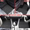 imageSAUTVS TPE Front AntiSlip Floor Mats Row Floor Liners for Polaris RZR PRO XPPRO RS 2020 2021 2022 2023 2024 2025 Accessories All Weather Protection Slush Mats
