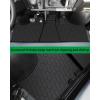 imageSAUTVS TPE Front Floor Mat for Kawasaki Mule Pro FXT FX DX DXT FXR 20152025 Accessories Rubber Front Row Floor Liners Slush Mat Replace KAF080033 All Weather Protection