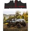 imageSAUTVS TPE Front Floor Mat for Kawasaki Mule Pro FXT FX DX DXT FXR 20152025 Accessories Rubber Front Row Floor Liners Slush Mat Replace KAF080033 All Weather Protection