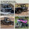 imageSAUTVS TPE Front Floor Mats for CFMOTO ZFORCE 950 HO EX Sport 20202024 Front Row Floor Liners Slush Mat All Weather Protection for CFMOTO ZForce 950 HO EX Sport 20202024 Accessories