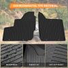 imageSAUTVS TPE Front Floor Mats for Kawasaki Mule PROMX Front Row Floor Liners All Weather Protection Slush Mats for Kawasaki Mule PROMX EPS 20192025 Accessories 2PCS Replace 999941187