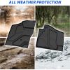 imageSAUTVS TPE Front Floor Mats for Polaris Xpedition XPADV 2024 Front Row Floor Liners All Weather Protection Slush Mats Floor Mats for Polaris Xpedition XP XP5 ADV ADV5 2024 Accessories 2PCS