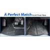 imageSAUTVS TPE Front Floor Mats for Polaris Xpedition XPADV 2024 Front Row Floor Liners All Weather Protection Slush Mats Floor Mats for Polaris Xpedition XP XP5 ADV ADV5 2024 Accessories 2PCS