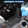 imageSAUTVS TPE Front Floor Mats for RZR XP 1000 1423 Front Row Floor Liners All Weather Protection Slush Mats for Polaris RZR XP 1000 900 S XC Turbo 20142023 Accessories 2PCS Front Left ampamp Right
