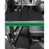 imageSAUTVS TPE Front and Rear Floor Mats for Kawasaki Mule Pro FXT DXT 20152025 Accessories Rubber Row Floor Liners Slush Mats Replace KAF080033 KAF080034 All Weather Protection