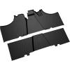 imageSAUTVS TPE Front and Rear Floor Mats for Kawasaki Mule Pro FXT DXT 20152025 Accessories Rubber Row Floor Liners Slush Mats Replace KAF080033 KAF080034 All Weather Protection