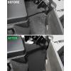 imageSAUTVS TPE Front and Rear Floor Mats for Kawasaki Mule Pro FXT DXT 20152025 Accessories Rubber Row Floor Liners Slush Mats Replace KAF080033 KAF080034 All Weather Protection