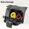 imageSAUTVS Tablet Phone Device Holder for Can Am Defender Electronic Device GPS Mount Phone Tablet Holder with Extra Storage Box for CanAm Defender HD9 MAX 20222025 Accessories