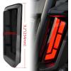 imageSAUTVS Tail Lights Assembly for Honda Talon 1000 LED Smoked Black Taillights Brake Stop Lights Tail Lamps for Honda Talon 1000X 1000R 1000X4 20192024 Accessories 2PCS