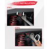 imageSAUTVS Tie Down Brackets Hooks for CanAm Maverick X3 Black Steel Anchors Fasten Hook for Can Am Maverick X3 MAX RS DS RR Turbo 20172025 Accessories 4PCS