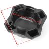imageSAUTVS Tire Wheel Hub Caps for CanAm Defender Black Dust Center Hub Cap Covers for Can Am DefenderCommanderOutlanderMaverick 20152020 Accessories 4PCS